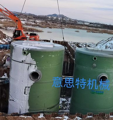 烟台市内夹河水体循环提升泵站