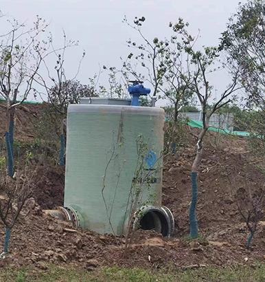 污水厂尾水回收工程一体化闸门井交付